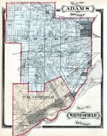 Adams Township, Waynesfield Township, Maumee City, Central Grove, Blen, Richards, Norwood University, Lucas County and Part of Wood County 1875 Including Toledo